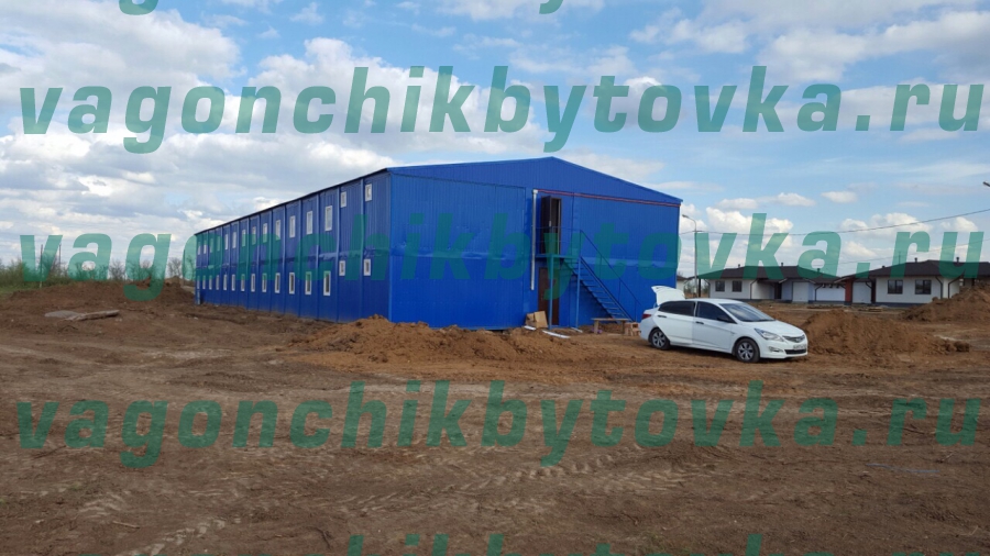 Общежитие для рабочих в 2 этажа